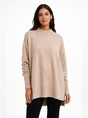 NWT Cozy Camel Sweater XS Oversized Chic Soft Girl Fall Vibes 🍂